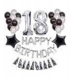 Set 35 baloane pentru petrecere, aniversare HAPPY BIRTHDAY - 18, Oem