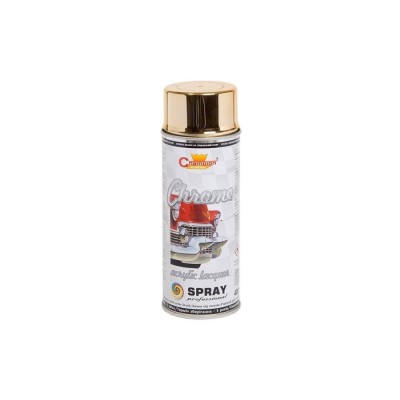 Spray vopsea crom auriu profesional 400ml foto