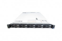 Server DELL PowerEdge R620, Rackabil 1U, 2 Procesoare Intel Octa Core Xeon E5-2660 2.2 GHz, 64 GB DDR3 ECC Reg, 4 x 512 GB SSD NOU, Raid Controller foto