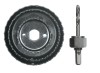 Set 4 Freze Carote Lemn Vorel, 51-89mm, Burghiu Centrare 6mm, Max 21mm Grosime, Pentru Tamplarie