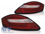 Kit de stopuri LED de tuning potrivit pentru Porsche Boxster 987/Cayman 2005-2008 rosu/alb, stanga si dreapta Performance AutoTuning