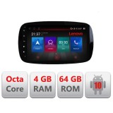 Navigatie Smart For Two 2015- E-Smart15 Octa Core cu Android Radio Bluetooth Internet GPS WIFI DSP 4+64GB 4G RESIGILAT CarStore Technology