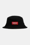 Kenzo pălărie reversibila din bumbac culoarea negru, FF68AC304F44