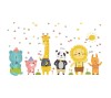 Sticker decorativ, Animalute, 126 cm, 804STK