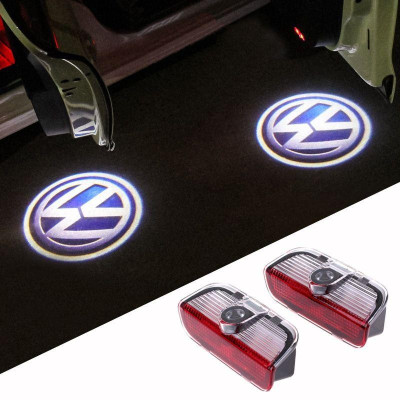 Lumini de usi LED Logo VW dedicate proiectoare pentru usa foto
