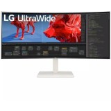 Monitor LG Ultrawide Curbat 37.5, IPS, 3840x2160, 1ms, 144hz, HDR 600, FreeSync Premium Pro, KVM, USB-C 90W, Pivot, HAS, Boxe 2x7W