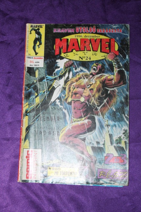 benzi desenate limba maghiara Revista Marvel extra nr 24 (6/1996)