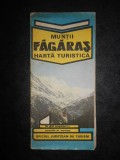 Muntii Fagaras - Harta turistica + 57 trasee