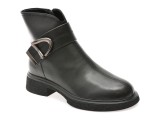 Ghete FLAVIA PASSINI negre, DX727, din piele naturala