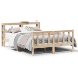 Cumpara ieftin Cadru de pat fara saltea, 160x200 cm, lemn masiv pin