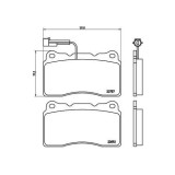 Placute frana Alfa Romeo 159 (939) 06.05-12.12, 159 Sportwagon (939) 06.05-12.12; Lancia Delta 3 (844) 08.08-08.14; Maserati Ghibli 3 (M157) 08.13-,