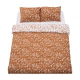 Lenjerie de pat dubla 100% bumbac, 4 piese, Heinner - 2 fete perna 50x70, pilota 180x200, pat 200x220, 132TC