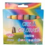 Creta color Cretorom pentru asfalt cutie 6 buc