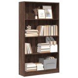 vidaXL Bibliotecă, stejar maro, 80x24x143 cm, lemn prelucrat 857850