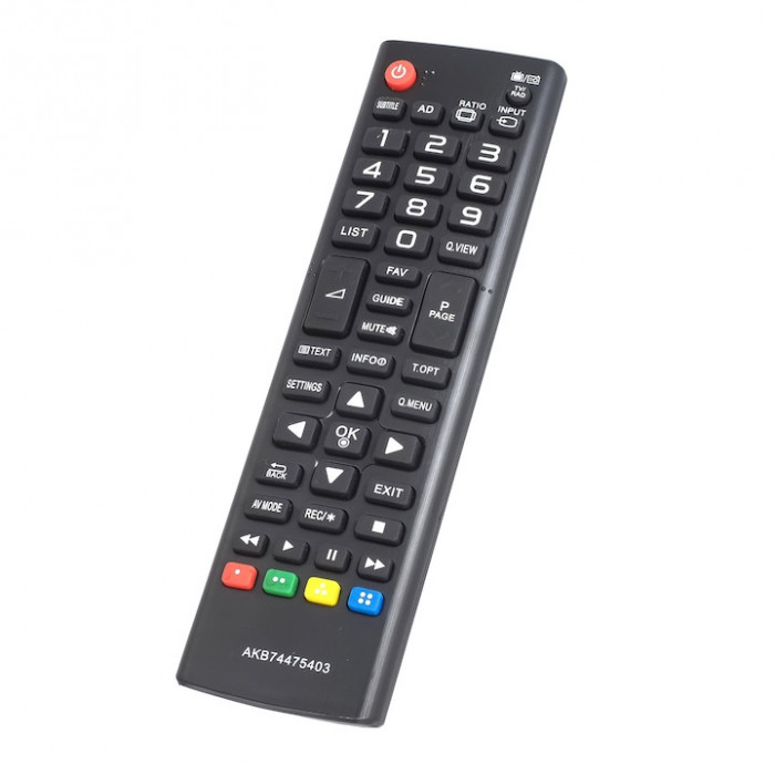 Telecomanda pentru TV, Compatibila LG, AKB74475403, q.menu, neagra