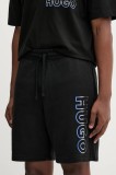 Hugo Blue pantaloni scurți din bumbac culoarea negru, 50549134