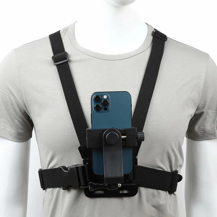 Suport ham piept telefon camera GoPro sistem de prindere chest mount