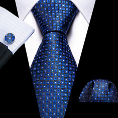 Set cravata + batista + butoni - matase - model 603