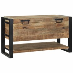 vidaXL Cutie de Depozitare Maro 80 x 35 x 45 cm Lemn masiv de mango