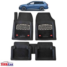 Covorase Auto TeamCar&reg; Tip Tavita Compatibile Volkswagen Golf 8 Variant (2020&ndash;2025) Negru marmorat