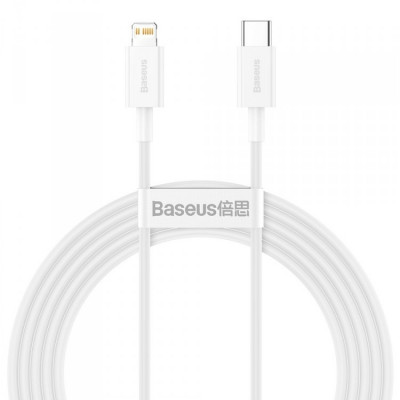 Cablu alimentare si date Baseus Superior CATLYS-C02, USB Tip C - Lightning, 2 Metri foto
