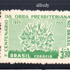 BRAZILIA 1959, Flora, Religie, serie neuzata, MNH