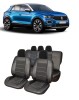 Huse scaune auto piele Alcantara Volkswagen T-ROC (2019-2022), Umbrella