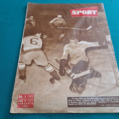 REVISTA SPORT NR. 1 *1961/HOCHEI ȘTIINȚA ȘI DINAMO BUCUREȘTI