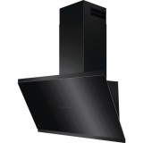 Hota incorporabila decorativa AEG GV77D91SB, Putere de absorbtie 760 mc/h, Control electronic, Functie Breeze, Conectivitate plita, 1 motor, 90 cm, Ne