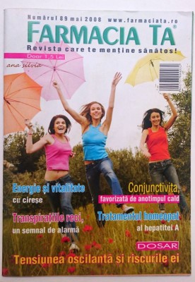Revista Farmacia ta nr. 89 din mai 2008 foto