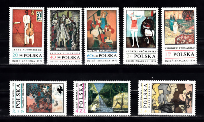 M2 - TS1 8 - Timbre foarte vechi - Polonia - Picturi