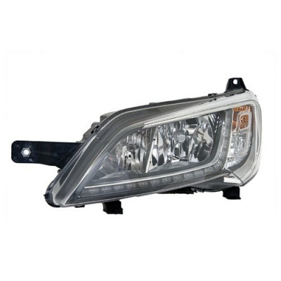 Far Citroen Jumper, 06.2014-, Fiat Ducato, 06.2014-, Peugeot Boxer, 06.2014-, Stanga, tip bec H7+H7, reglare electrica, cu lumini pentru timp de zi L foto