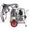 EMT. Aparat de muls vaci 2 posturi cu bidon din inox 40 litrii EMT 2+1S40
