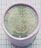 Cumpara ieftin Portugalia 2 Euro 2020 UNC - 75th anniversary of United Nations - A032, Europa