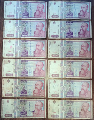 Bancnote 10.000 lei - Rom&amp;acirc;nia, 1994 foto