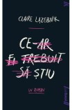 Cumpara ieftin Ce-Ar Fi Trebuit Sa Stiu, Claire Lazebnik - Editura Art - Roman, Familie, Dragoste