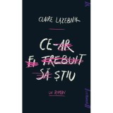 Ce-Ar Fi Trebuit Sa Stiu, Claire Lazebnik - Editura Art