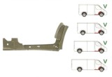 Prag Interior Ford Transit (V184/5) 05.2000-04.2006, partea Dreapta, cu 1/3 segment pasaj roata (aripa interior) si 1/3 stalp, Fata,Interior, prag di, Rapid