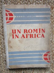 AUREL LECCA - UN ROMAN IN AFRICA
