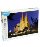 Puzzle Barcelona 1000 Piese Cities of the World Carton 48x68.3cm Varsta Peste 6 Ani Produs in Portugalia