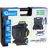Laser cu linie verde &icirc;n cruce 4D la 360&deg; si trepied reglabil
