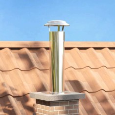 vidaXL Extensie pentru Capac de Semineu Argintiu 26 x 26 x 50 cm