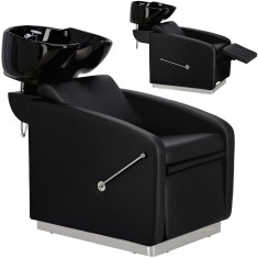 Scafa coafor Atina pentru salonul de coafură și frizerie cu bol ceramic mobil armătură baterie si cască