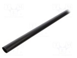 Manşon termocontractabil HELLERMANNTYTON 3:1 19mm L:1m negru