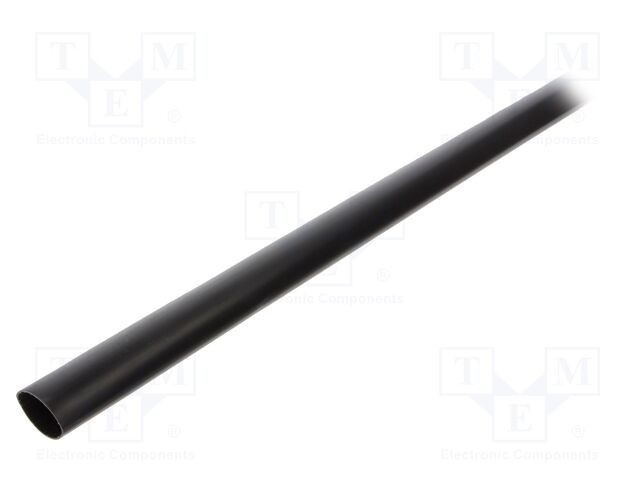 Manşon termocontractabil HELLERMANNTYTON 3:1 19mm L:1m negru