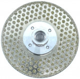 Disc DiamantatExpert Galvanizat pt. taiere si slefuire - Marmura, Gresie, Piatra 115xM14 (mm) Premium - DXDY.CNG-MC.115.M14