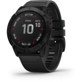 Ceas Fenix 6X Pro Sapphire DLC Carbon Gray/Black, Garmin