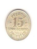 SV * Germania 15 PFENNIG 1972 * JETON MOLLEM * Strassenbahn * argintat * XF+, Europa, Cupru-Nichel