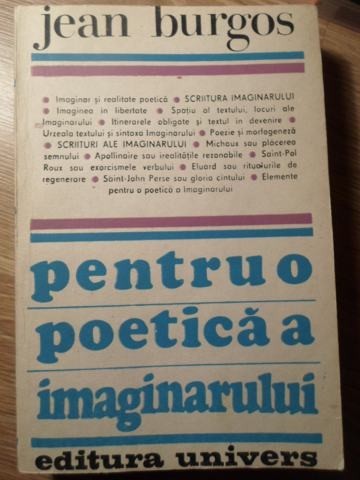 PENTRU O POETICA A IMAGINARULUI-JEAN BURGOS-221716