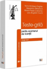 Teste-grila pentru examenul de licenta. Drept civil - Universul Juridic